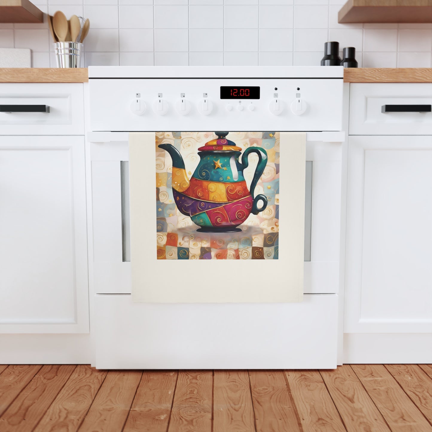 Tea Pot No.3 Cotton Tea Towel