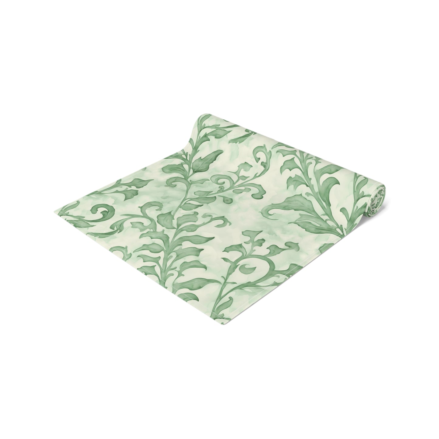 Climbing Green Leaves, Table Runner (Cotton, Poly)