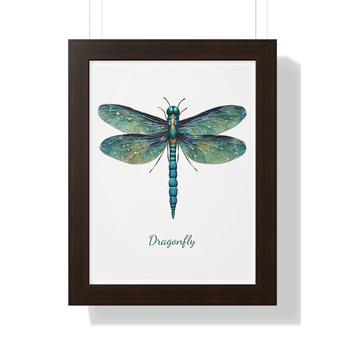 Dragonfly, Framed Vertical Poster