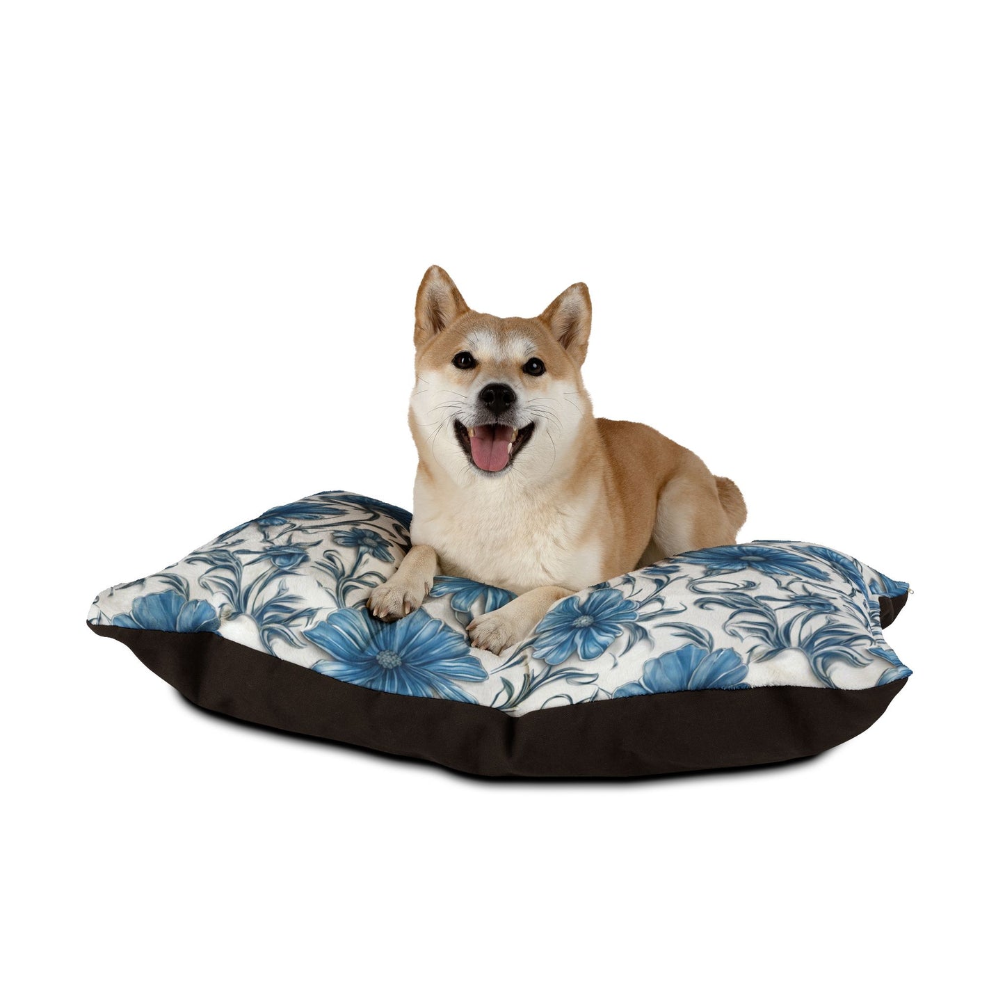 Blue Daisies Pet Bed