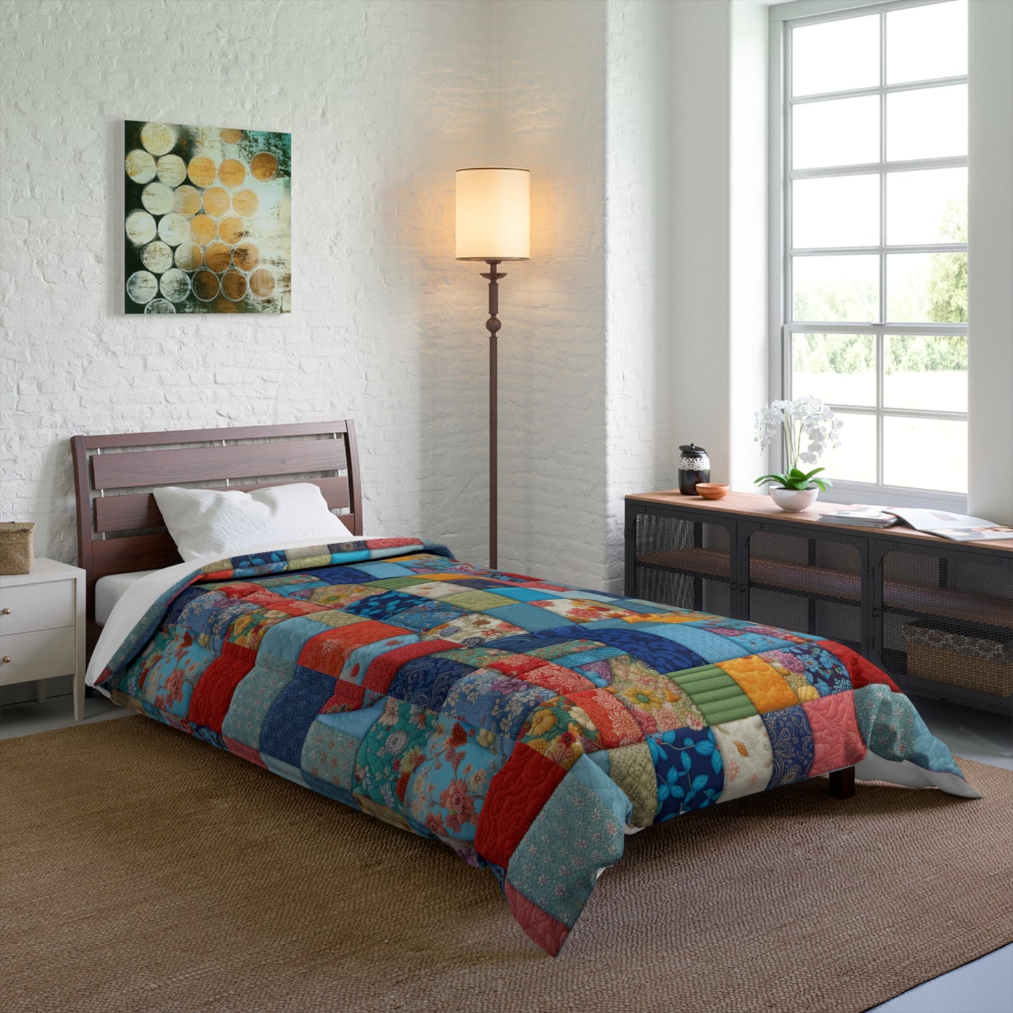 Bright Patchwork Comforter