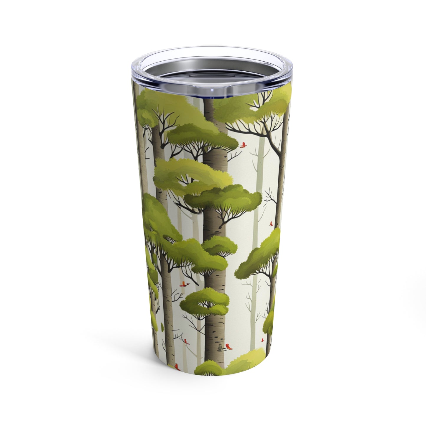 Red Birds between the Trees Tumbler 20oz