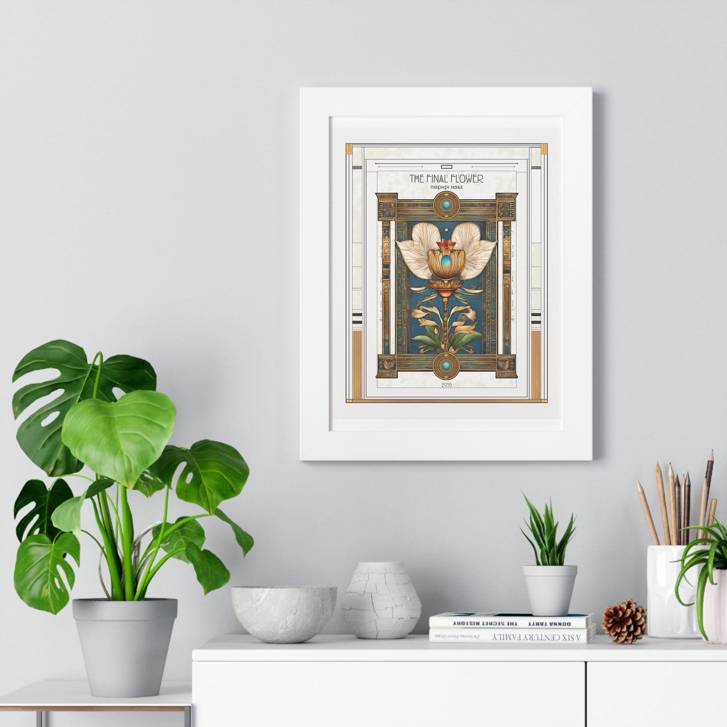 The Final Flower, Framed Vertical Poster