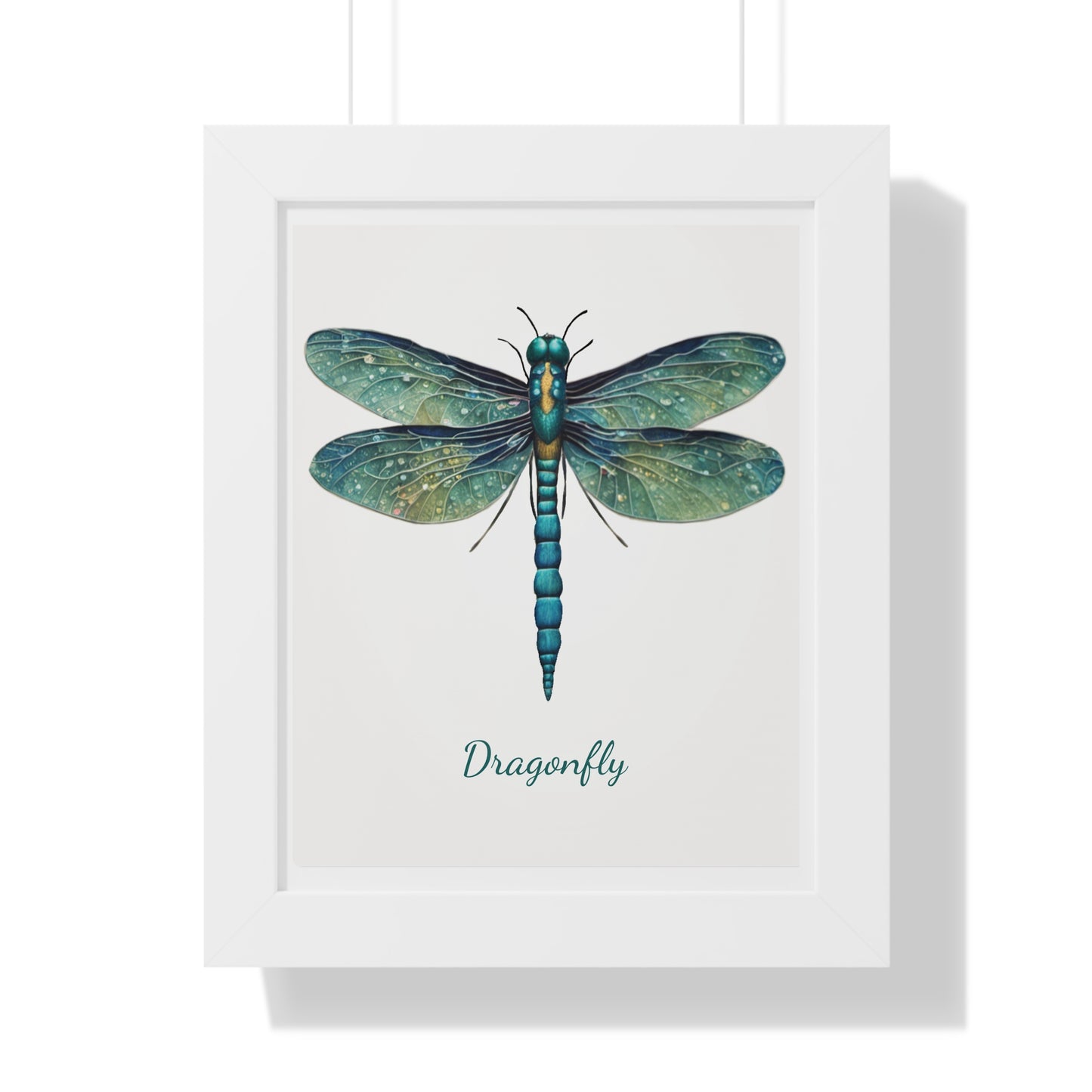 Dragonfly, Framed Vertical Poster