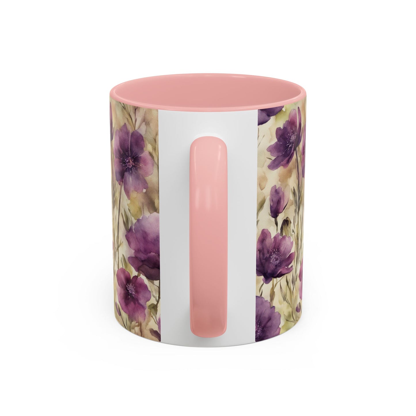 Plum Wildflowers Coffee Mug, 11oz