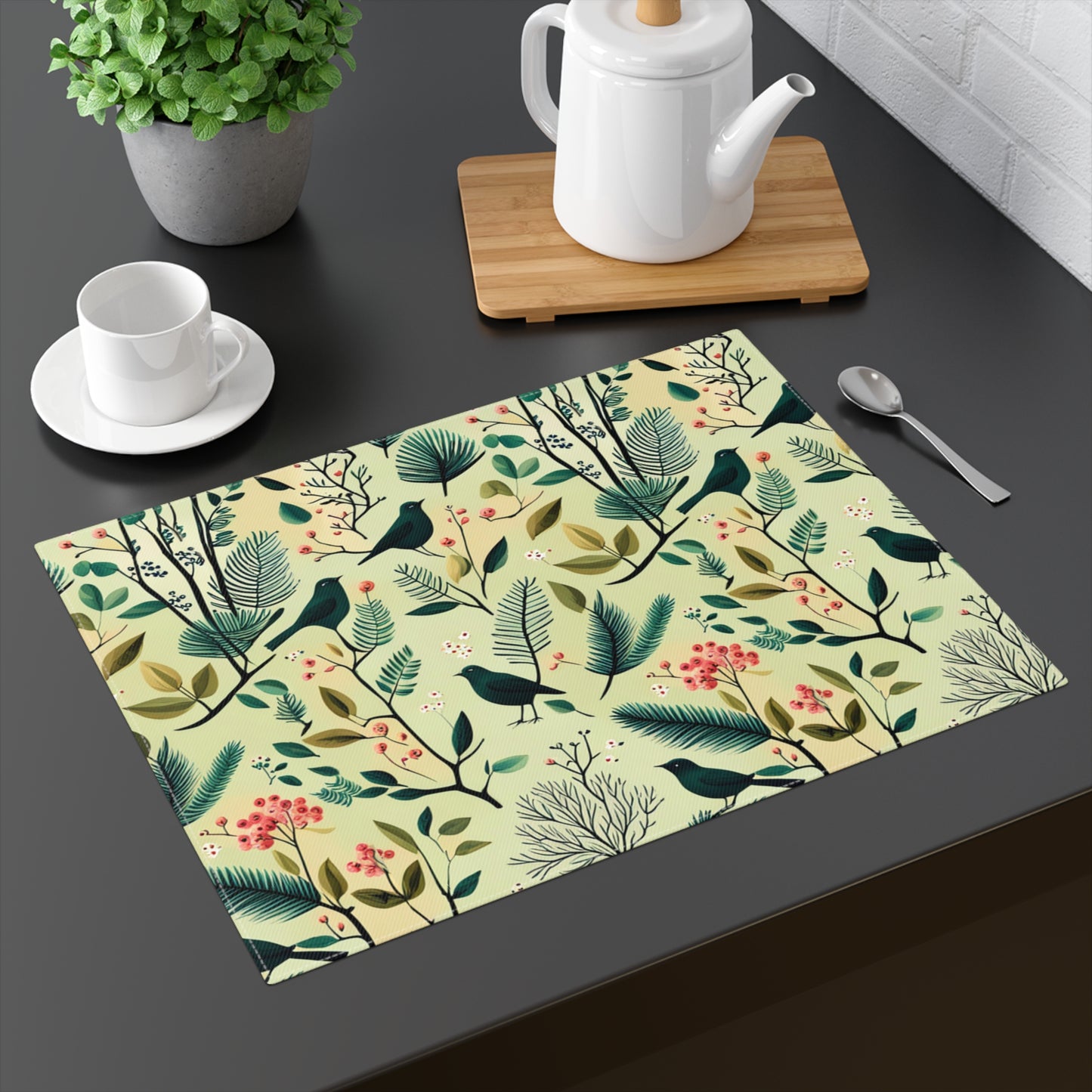 Blackbirds Placemat, 1pc