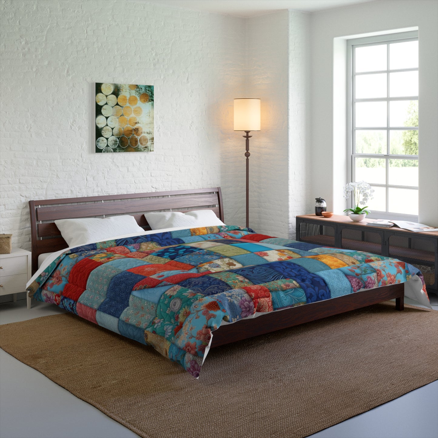 Bright Patchwork Comforter