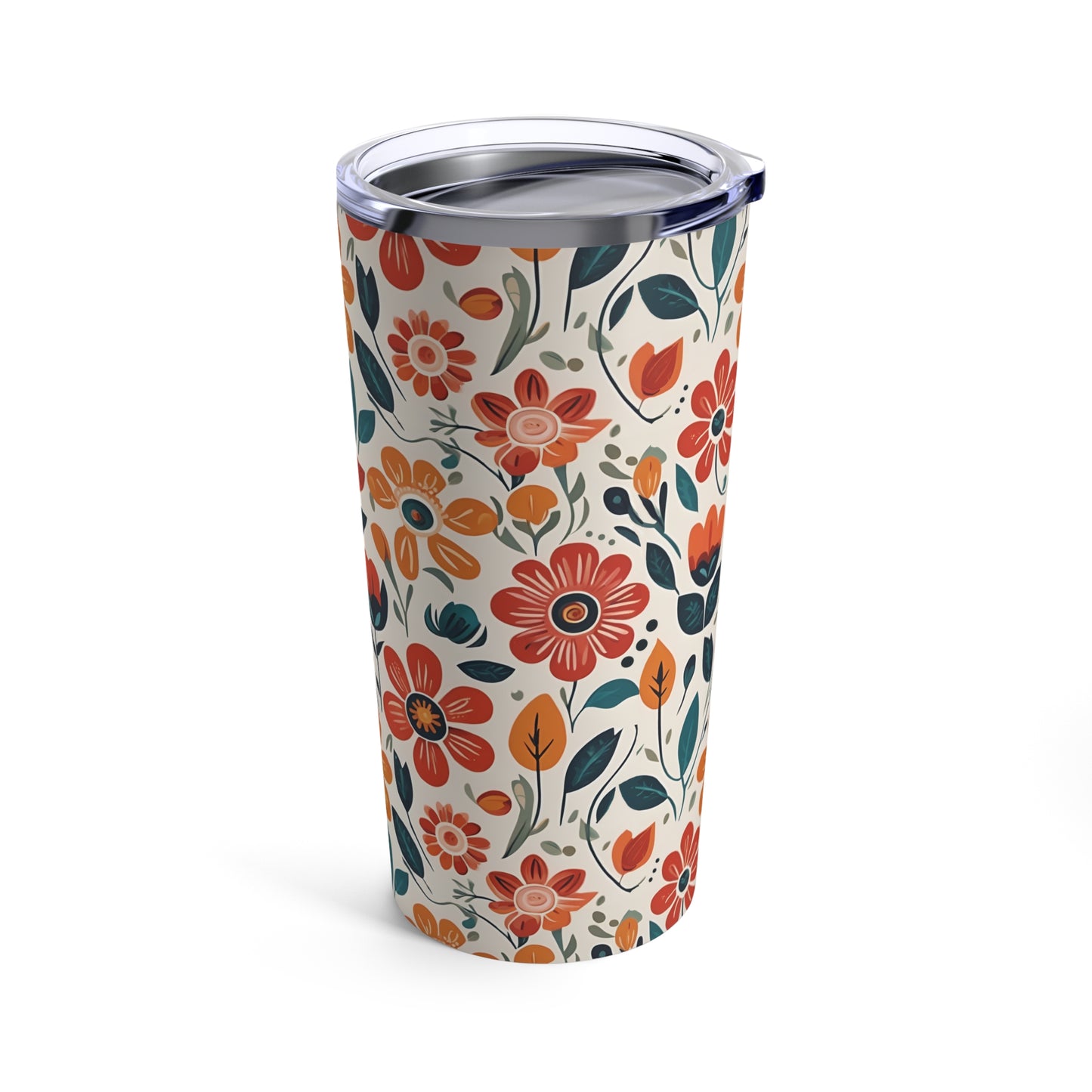 Simple Summer Flowers, Tumbler 20oz