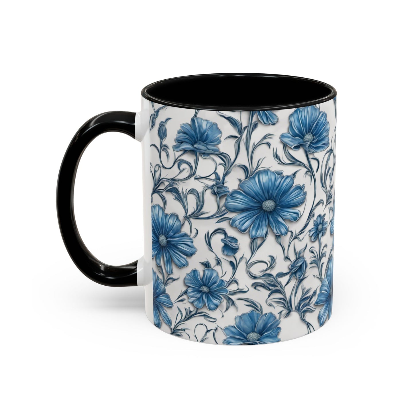 Blue Daisies Coffee Mug, 11oz