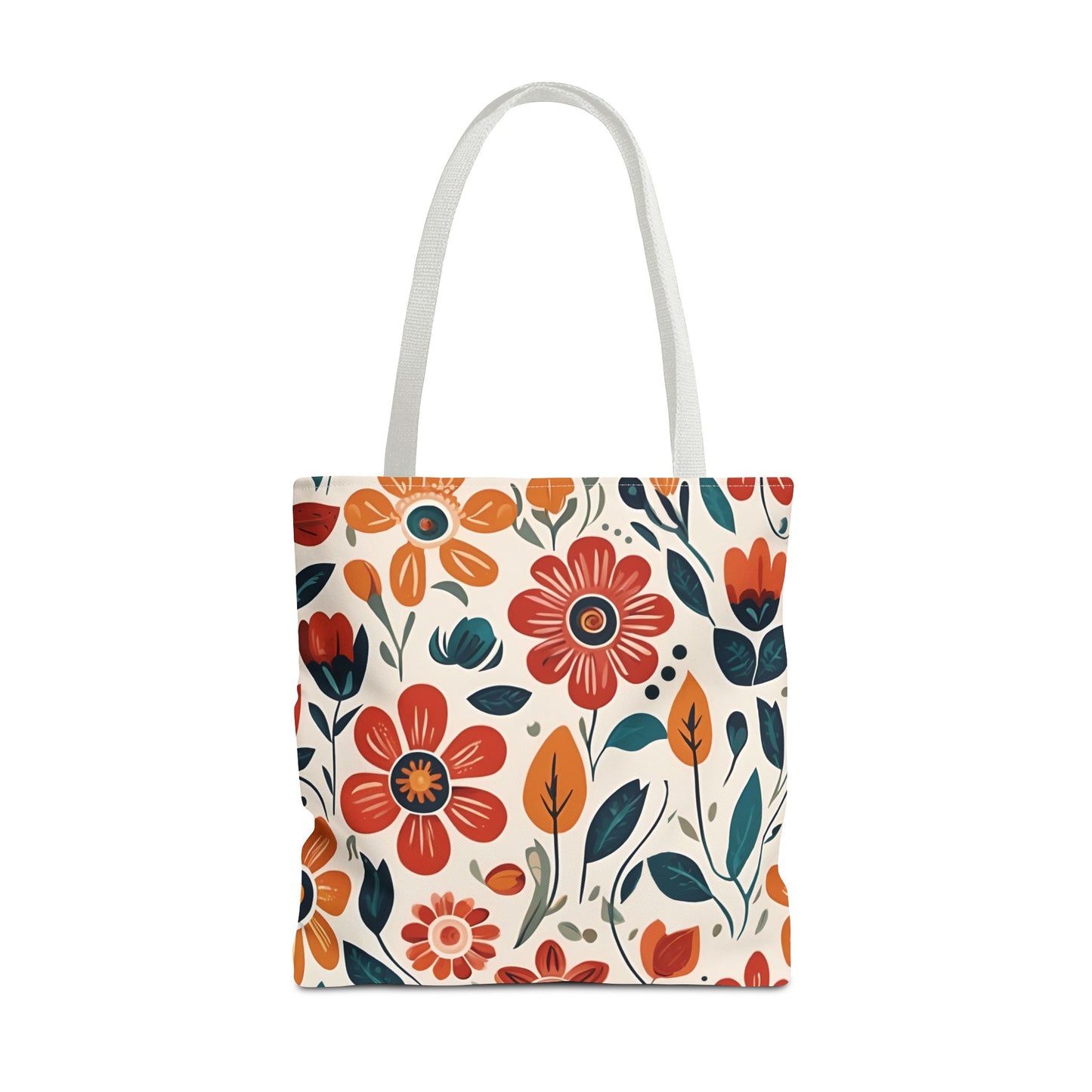 Simple Summer Flowers, Tote Bag (AOP)