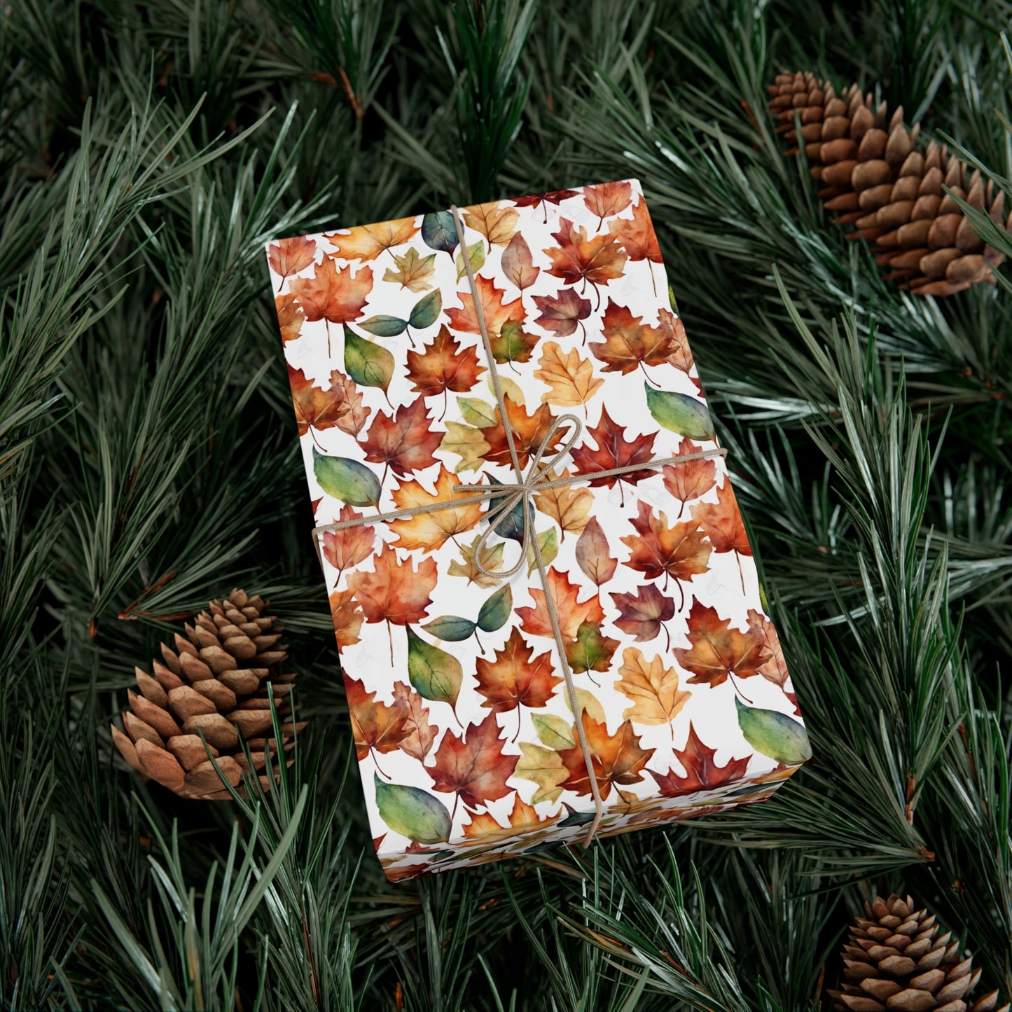 Autumn Leaves Gift Wrap Papers