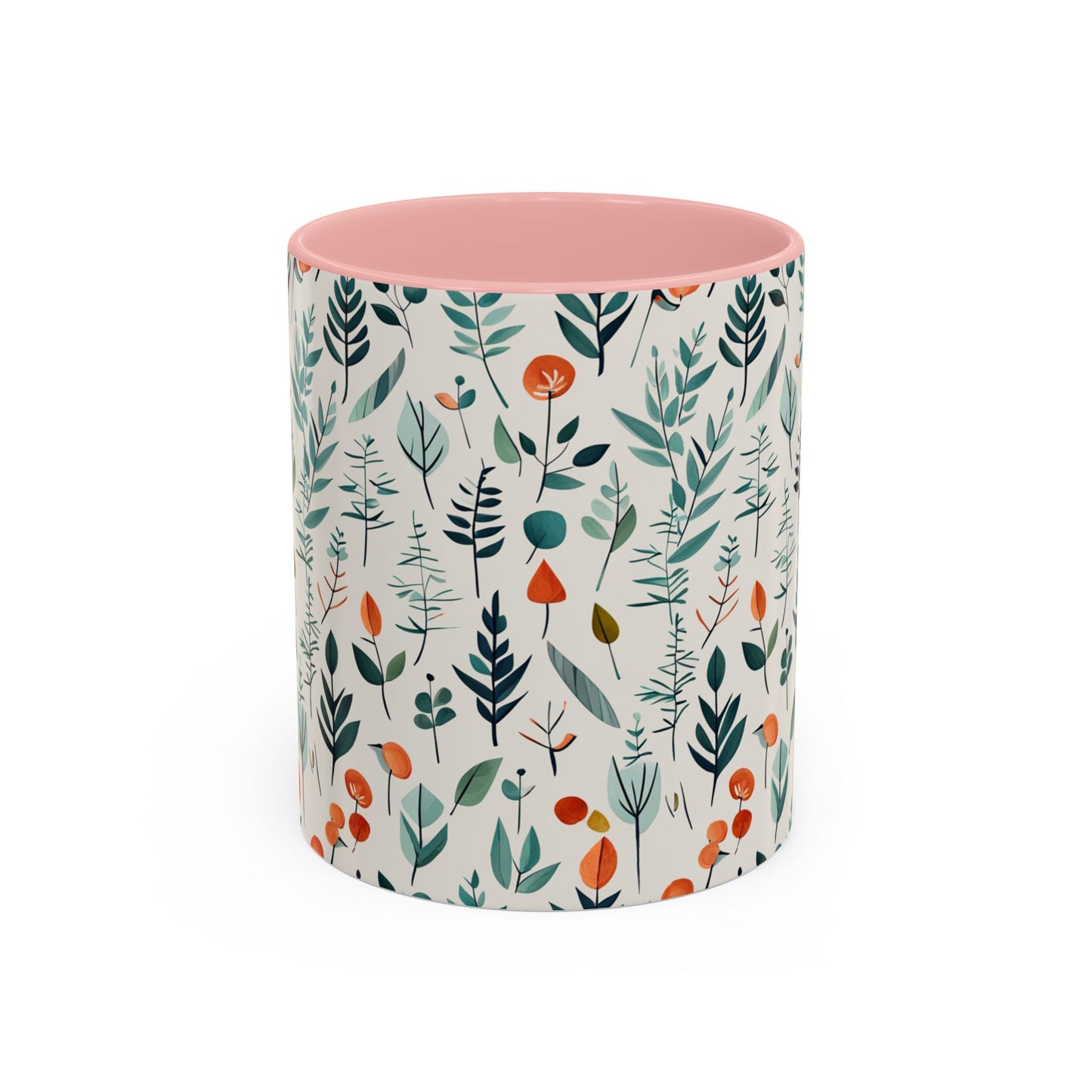 Simple Flora Accent Coffee Mug, 11oz