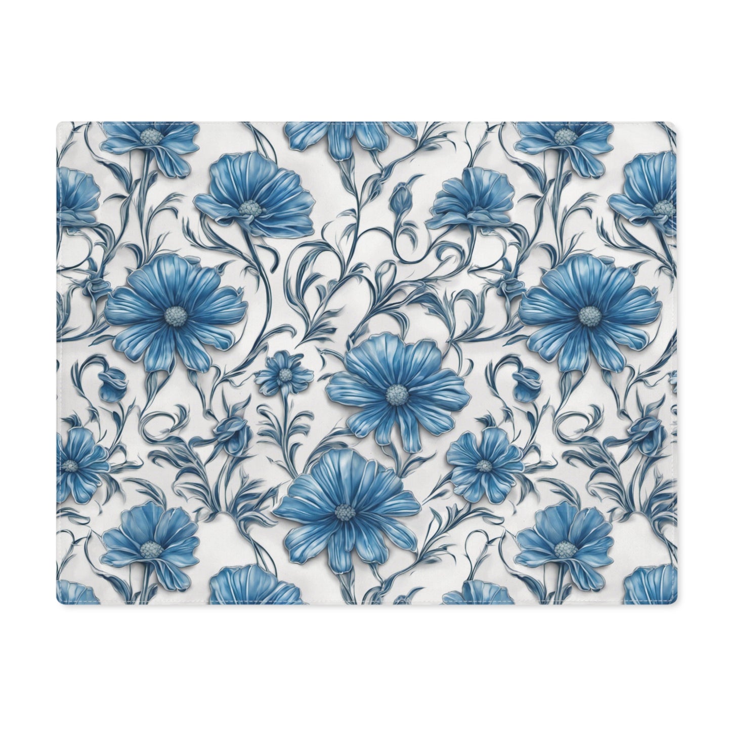 Blue Daisies Placemat, 1pc