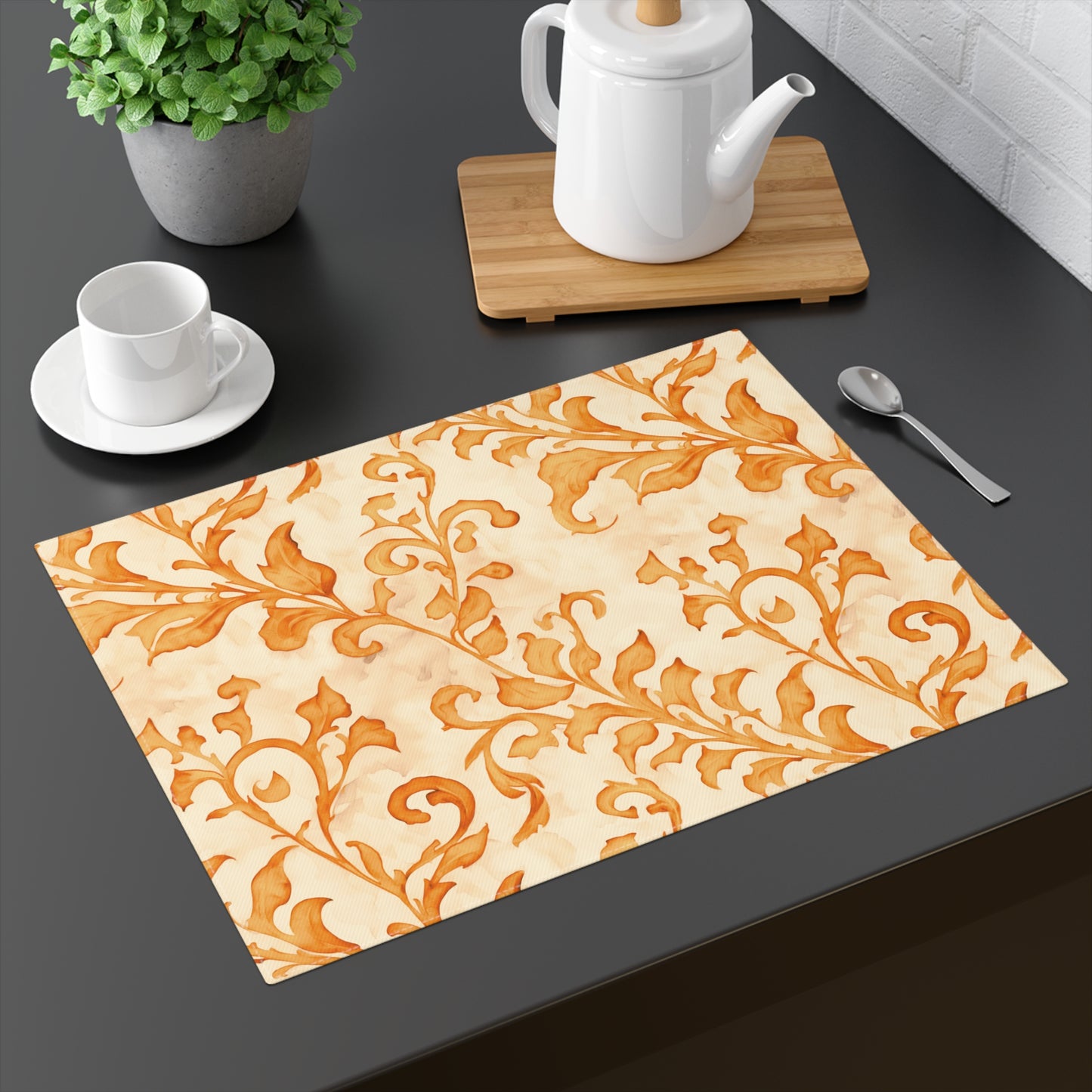 Climbing Yellow Leaves, Placemat, 1pc