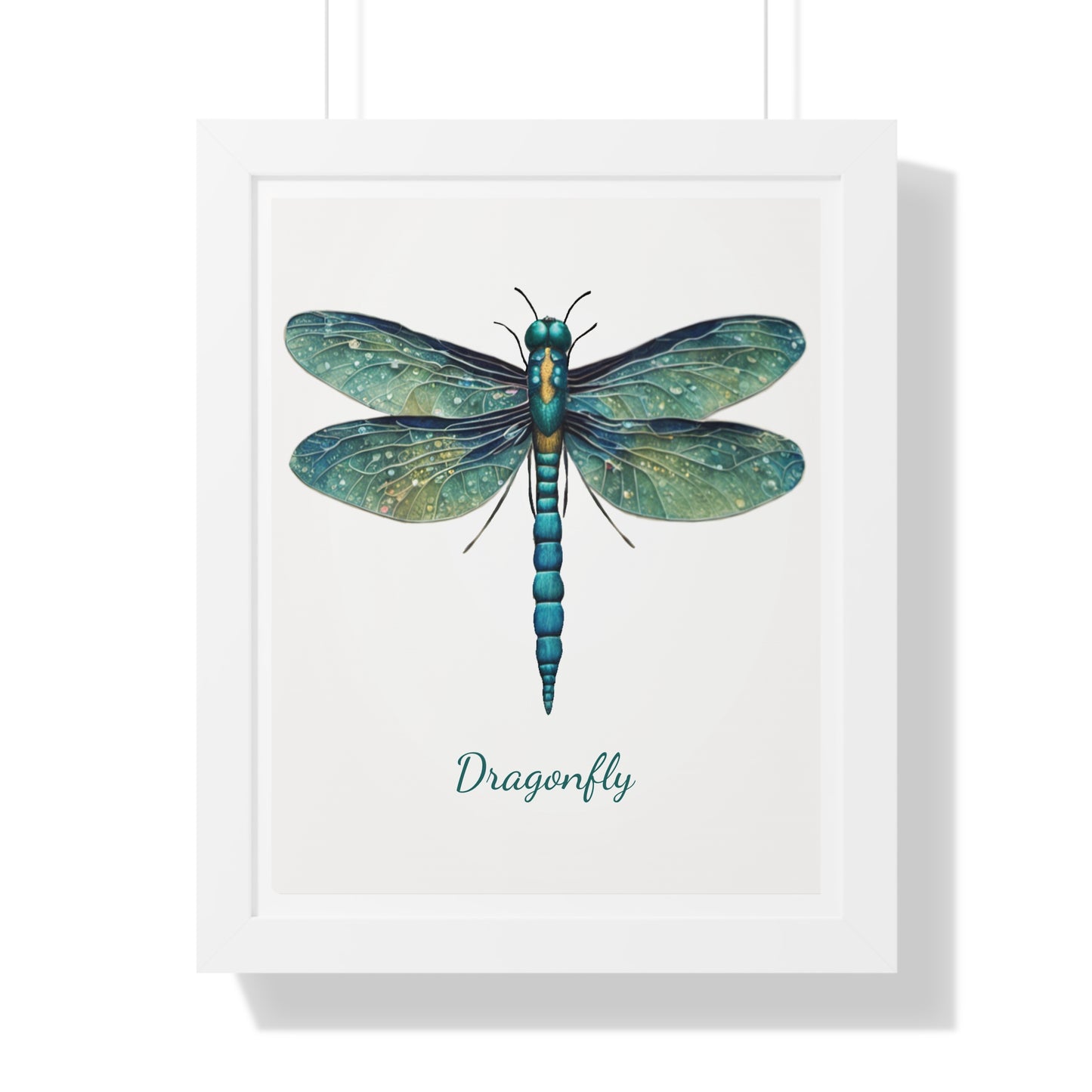 Dragonfly, Framed Vertical Poster