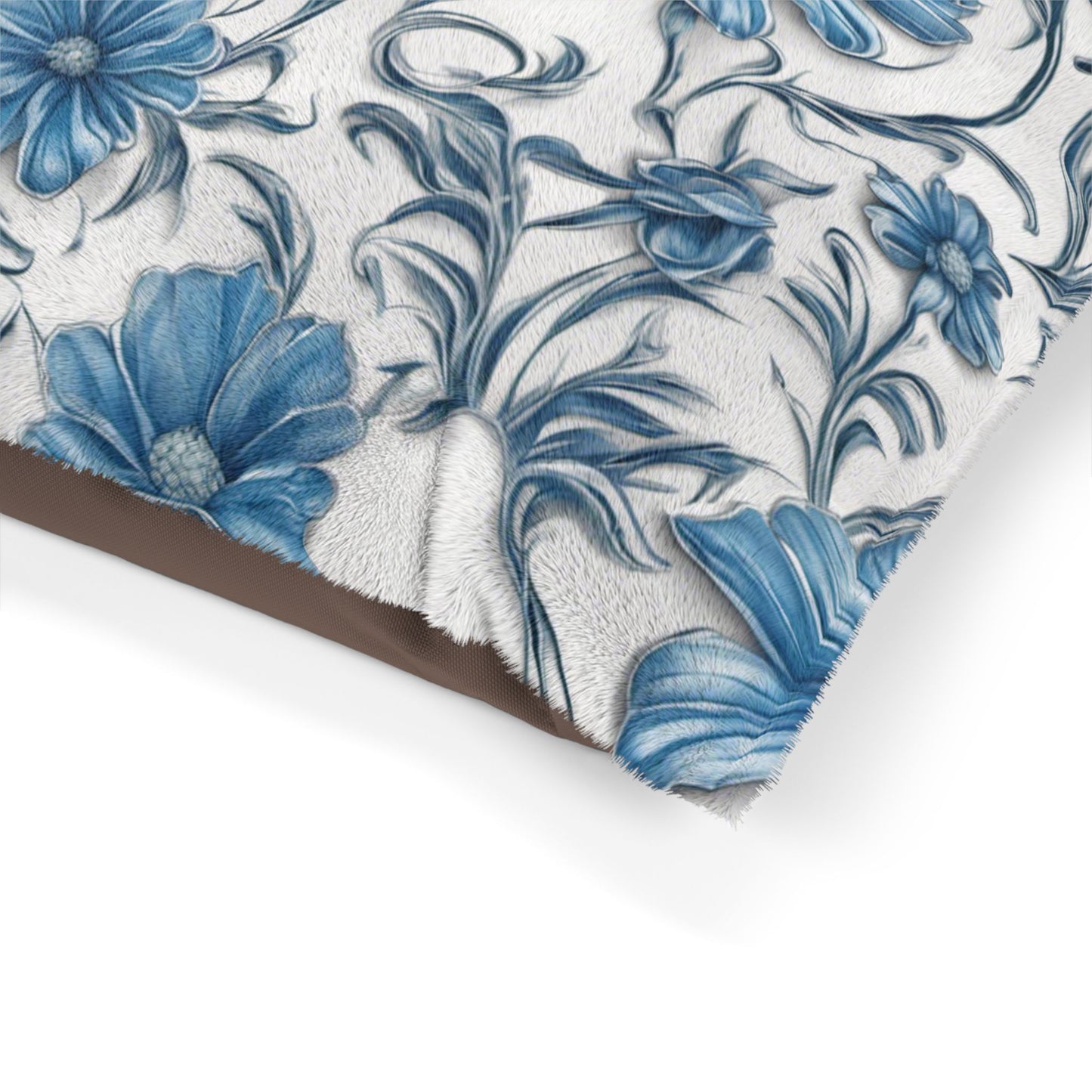 Blue Daisies Pet Bed