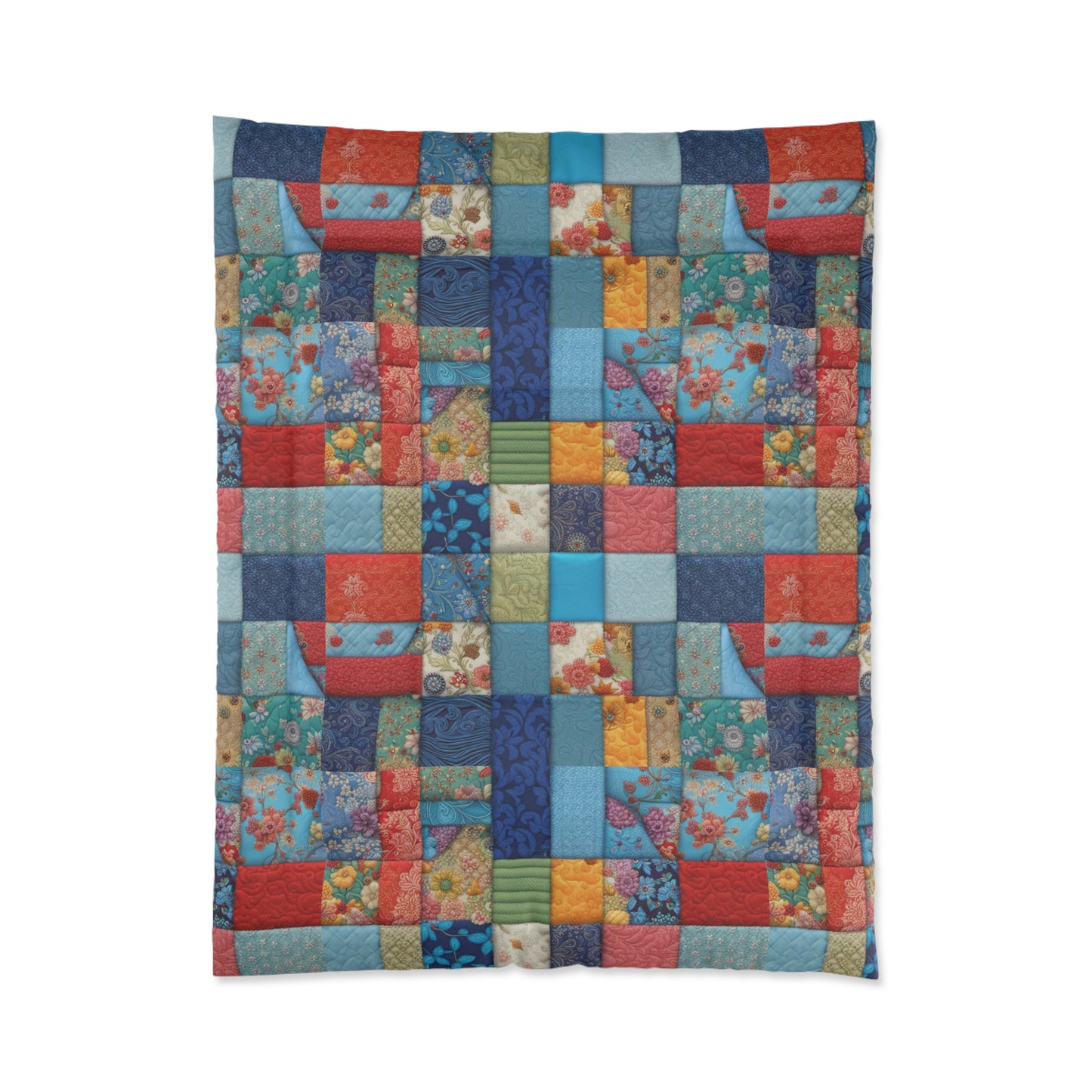 Bright Patchwork Comforter