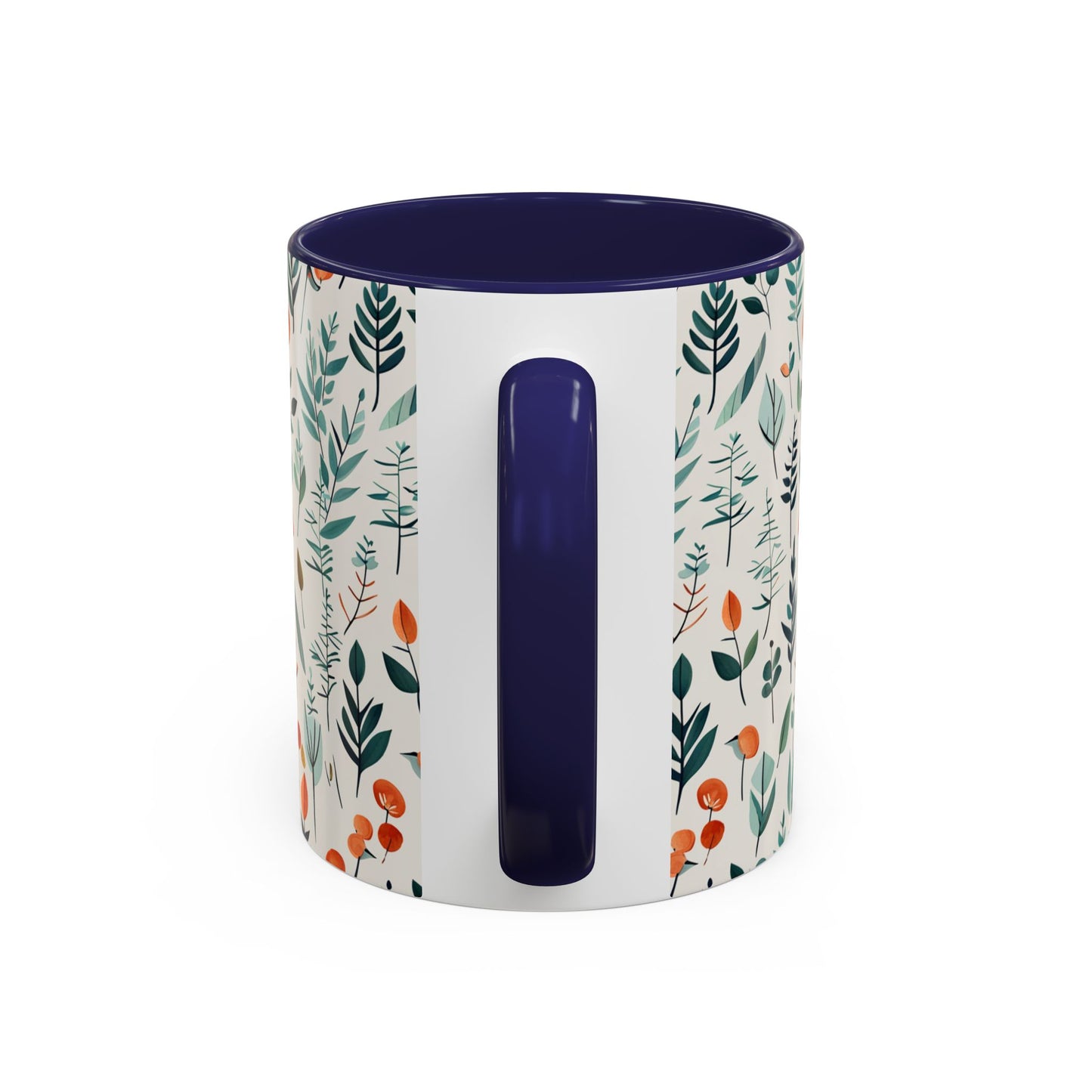 Simple Flora Accent Coffee Mug, 11oz