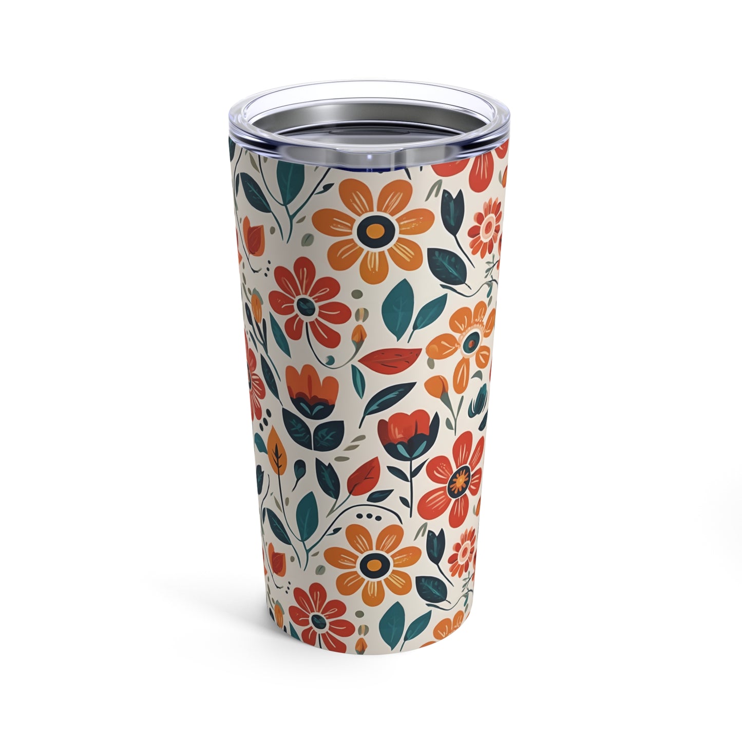 Simple Summer Flowers, Tumbler 20oz