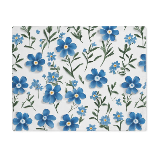 Forget Me Not Placemat, 1pc